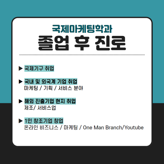 졸업 후 진로